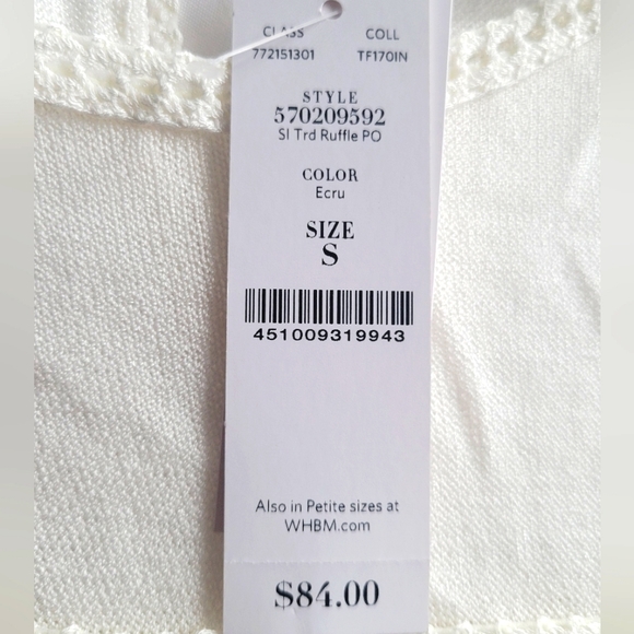 Sleeveless Tiered Ruffled Pullover Sweater - Picture 3 of 6